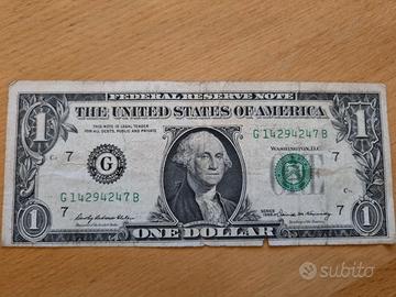 banconota da 1 dollaro anno 1969