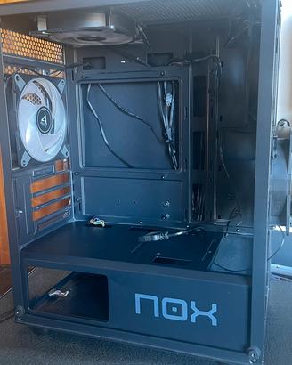 Case pc NOX mid tower con ventole argb