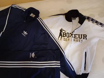 tuta adidas F162  (D3)e felpa Boxeur  L