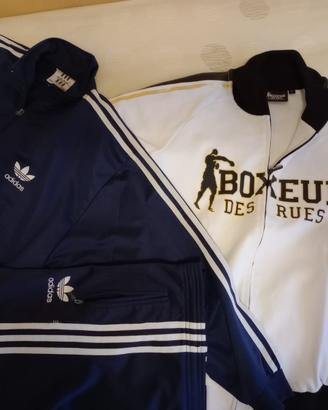 tuta adidas F162  (D3)e felpa Boxeur  L