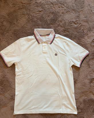 Moncler Polo Bianca