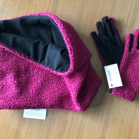 Set guanti e sciarpa da donna
