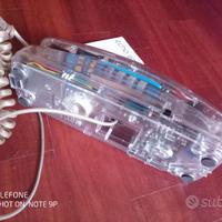 telefono vintage trasparente cult anni 80 paninaro