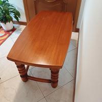 tavolino da soggiorno in noce