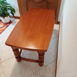 tavolino da soggiorno in noce