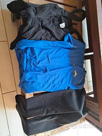 pantaloni e maglietta ciclismo xl