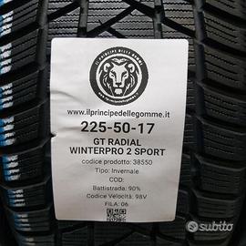 2 gomme 225 50 17 gt radial a38550