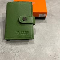 Porratessere/portafoglio in vera pelle per donna