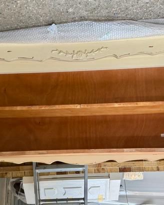 Piattaia in legno bianca