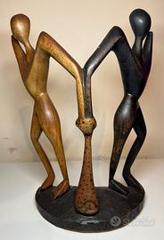 scultura astratta artigianale 