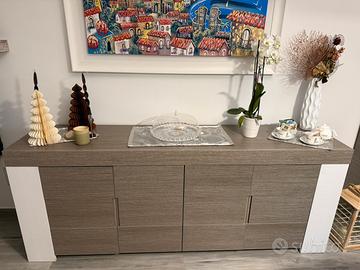 Mobili soggiorno moderni rovere e bianco