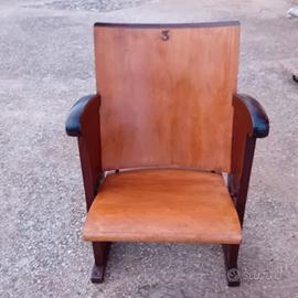 sedia cinema anni 60 