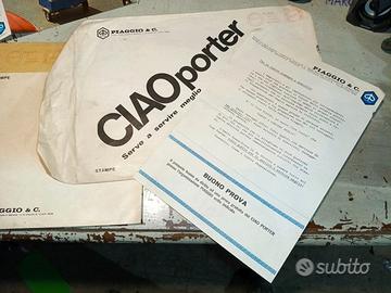 kit pubblicit piaggio porter brossure volantino