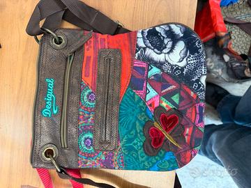 Borsa Desigual a tracolla multicolor patchwork