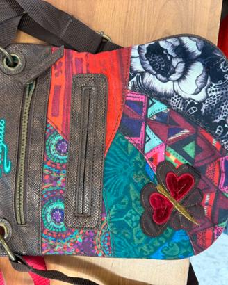 Borsa Desigual a tracolla multicolor patchwork