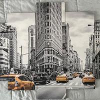 QUADRI SET 5pz MANHATTAN 100x150cm