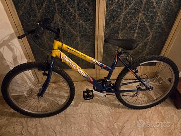 Bici ragazzo 24 pollici, 18 velocità,freni v brake