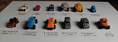 12 Modellini di Jeep e Fuoristrada Kinder e Giodi