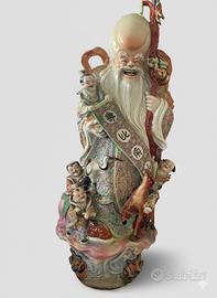 Statua  Dio Longevità Shoulao 160 cm - Rara