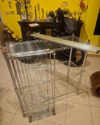 SCAFFALUTURA ACCIAIO MODERNA 