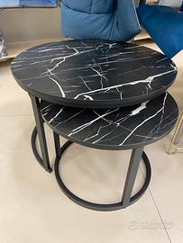 Tavolini effetto marmo da salotto