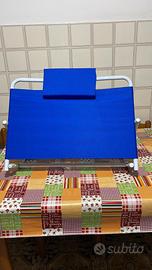 Alza-cuscino / Schienale in acciaio