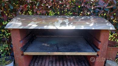 Copertura inox per barbecue