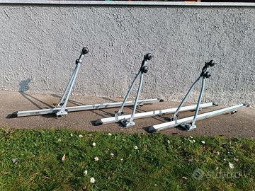 3 PORTA BICI PER TETTO AUTO