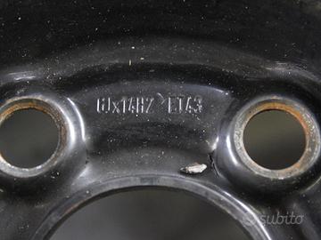 6Q0601027P SET 4 CERCHI IN FERRO DA 14 POLLICI 5 F