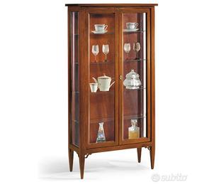 Vetrina arte povera legno massello