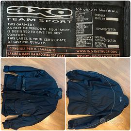 Abbigliamento moto, giacche, guanti, copri abiti