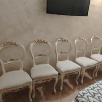 SEDIE SHABBY ANTICATE 