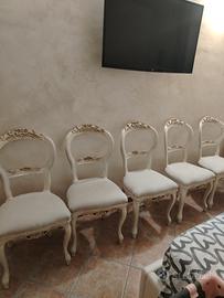 SEDIE SHABBY ANTICATE 