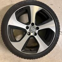 Cerchi e gomme vw 18” golf GTI