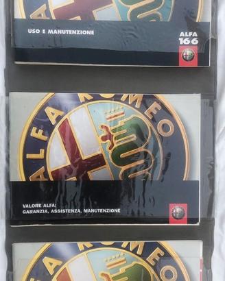 LIBRETTO USO E MANUT.NE ORIGINALE PER ALFA 166 '98