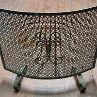 Parascintilla per camino vintage