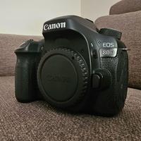 Reflex Canon eos 80d, 24 mp