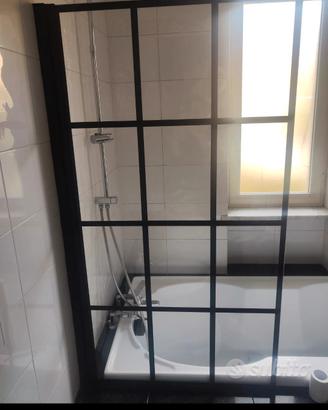 parete per vasca da bagno pieghevole 