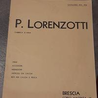 CATALOGO FABBRICA D'ARMI P. LORENZOTTI 1935 1936