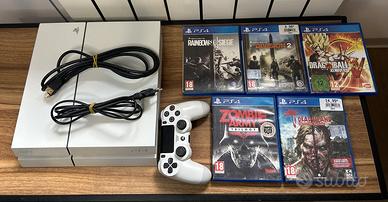 Sony PS4 500GB Bianca CUH-1116A + Controller + 5