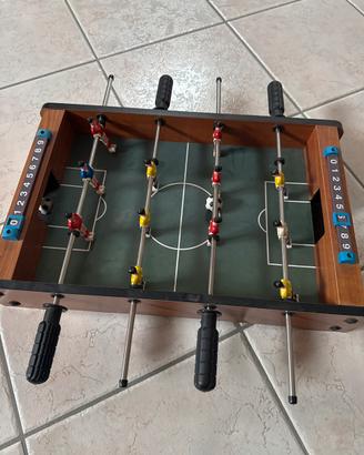 Calcio balilla da tavolo