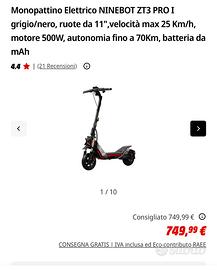 Monopattino segway z3 pro