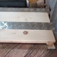 rampe per auto garage in legno 2pz 