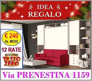 Letto a Scomparsa 2 piazze_12 rate €240 TASSO ZERO