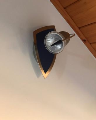 2 Faretti blu orientabili