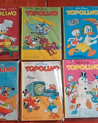 topolino libretto numero 614 619 672 684 689 698