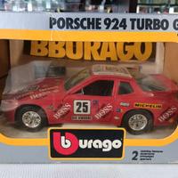PORSCHE 924 Turbo Gr 2 Burago 1/24 BOX