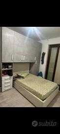 Cameretta ponte con letto contenitore una piazza