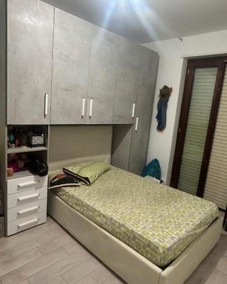 Cameretta ponte con letto contenitore una piazza
