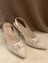 Scarpe in Pizzo e seta